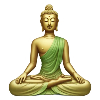 buddha d'émeraude sticker