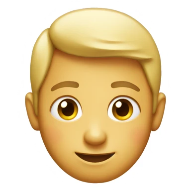 classic emoji face with stars as ears sticker