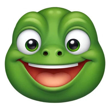 Happy pepe sticker