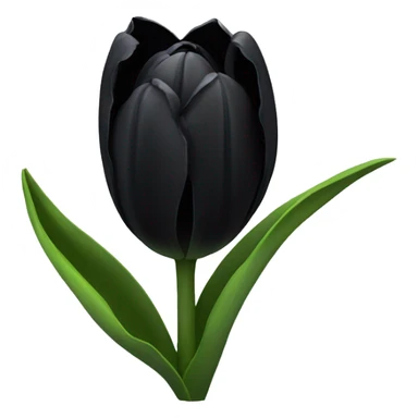 black tulips sticker