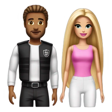 barbie and prisoner sticker