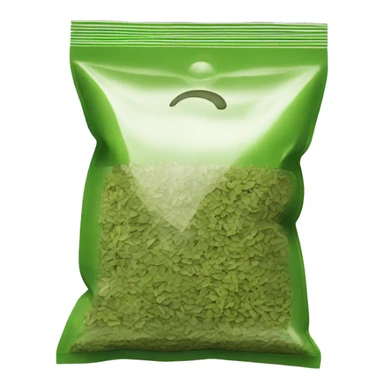 Ziploc bag with oregano sticker