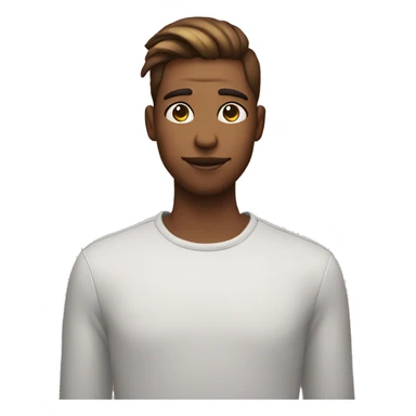 gay with makeup pouting, winking, and doing peace sign sticker