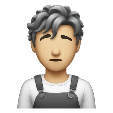 no brain man sticker