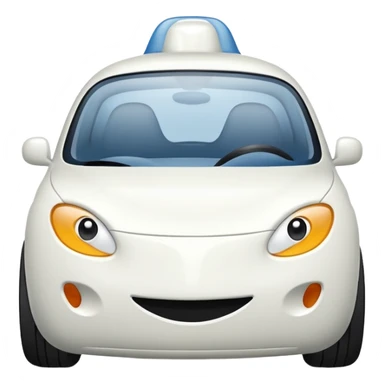 Voiture qui ressemble a un Pot de yaourt sticker