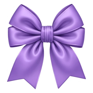 Cute bow light purple  sticker