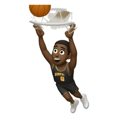 somebody dunking sticker