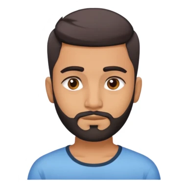 Indian man 25 years old fade hair cut no beared  sticker