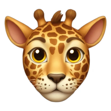 cat with giraffe neck sticker