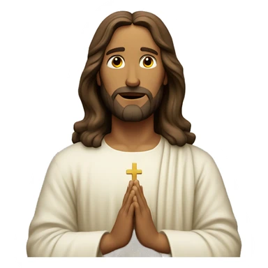 jesus christ pray sticker