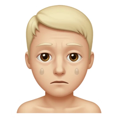 a Person who feels sick and poisoned sticker