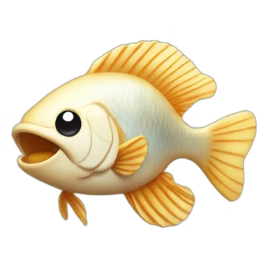 Fish baking cookies sticker