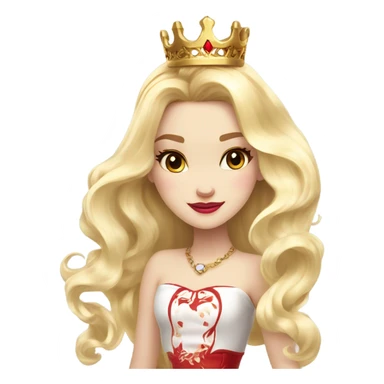apple white from ever after high sticker