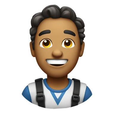 Smirk shaking its head sticker