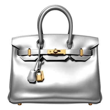 hermes birkin silver color gold hardware sticker