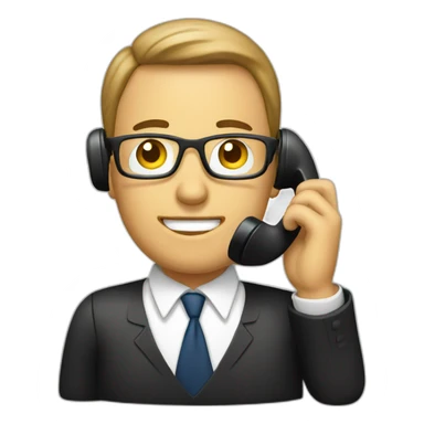 MANAGER TELEPHONE sticker