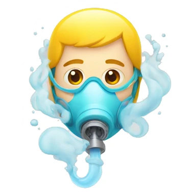 breathing air sticker