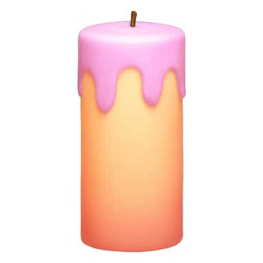 Pastel Candle autumn sticker
