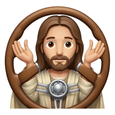 JESUS TAKE THE WHEEL sticker