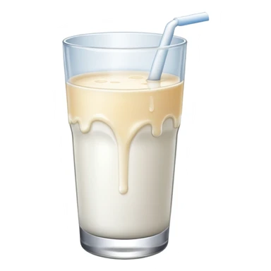 25% full milk glass sticker