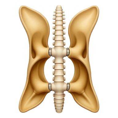sacral spine sticker