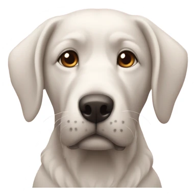 Corazón más perro sticker