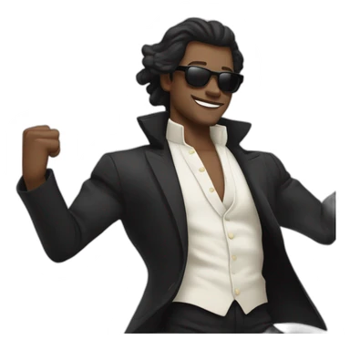 Mikael Jackson qui danse sticker