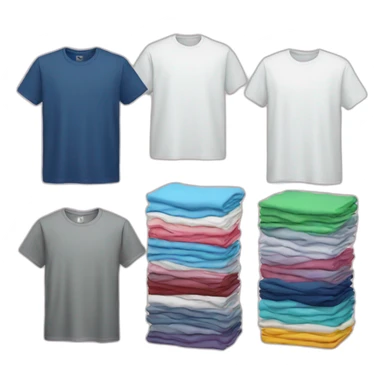 t-shirt stack sticker