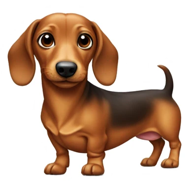 Mini wiener dog  sticker