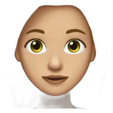 girl dirty blond hair green eyes sticker