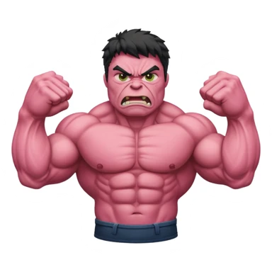 HULK COR DE ROSA sticker