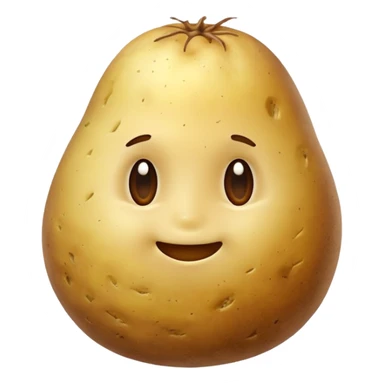 boiled potato simple energy food sticker