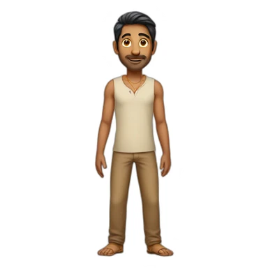 tall lanky indian guy sticker