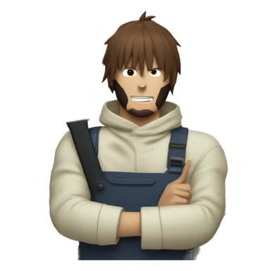 denji chainsaw man sticker