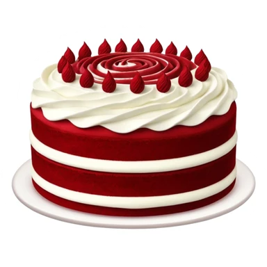 Red velvet cake sticker