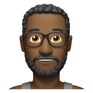 man on beach sticker