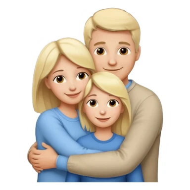 abrazar a mi papa mama sticker