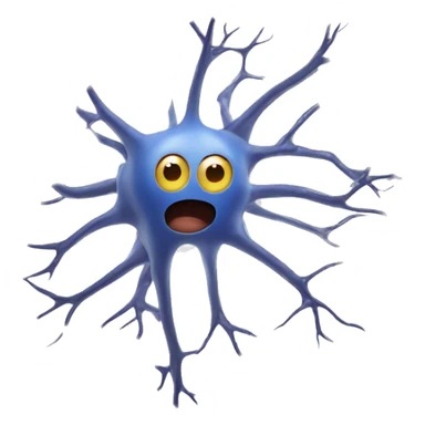 Funny neuron sticker