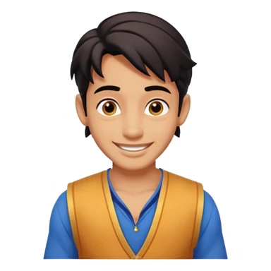 Alladin face only sticker