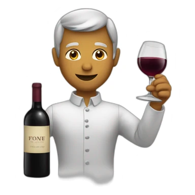 Prendre du vin sticker