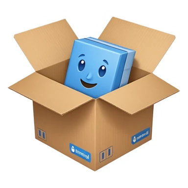 Caja del producto immunocal color azul sticker