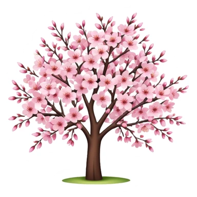 cherry blossom tree in full bloom sticker