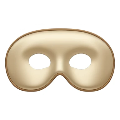 silk beige sleep mask sticker