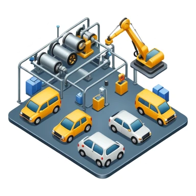 automobile plant sticker