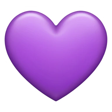 IOS's letter emoji but with a purple heart sticker