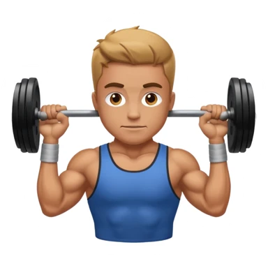 Weightlifting sticker