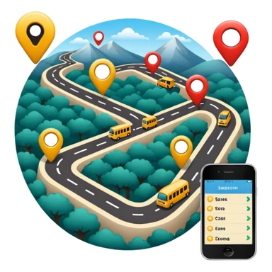 Session Objectives for route planning and scheduling sticker