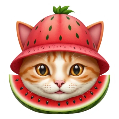 Karpuzlu kedi sticker