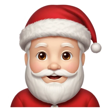 santa emoji sticker