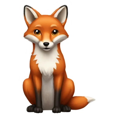 Fox sticker